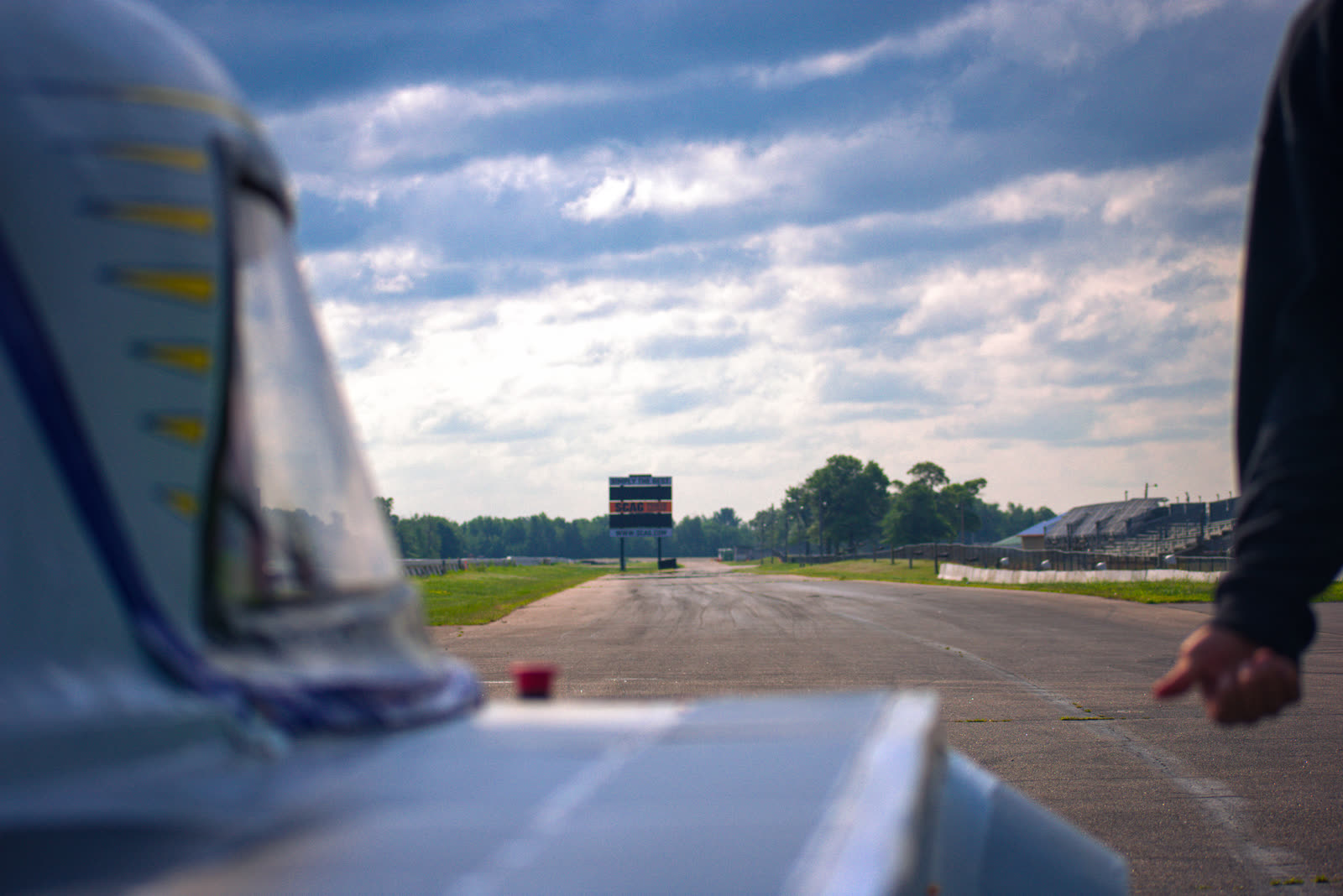 UCI Solar Car at the pit